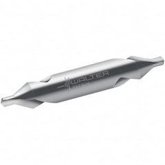 Walter-Titex - Metric Plain Cut 60° Incl Angle High Speed Steel Combo Drill & Countersink - Apex Tool & Supply