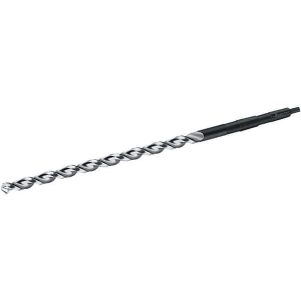 Walter-Titex - 26mm, 3MT 130° Point High Speed Steel Taper Shank Drill Bit - Bright Finish, 290mm Flute Length, 440mm OAL, Parabolic Flute, Series A4622 - Apex Tool & Supply