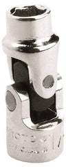 Proto - 5/16", 1/4" Drive, Standard Hand Socket - 6 Points, 1-13/32" OAL, Alloy Steel, Chrome Finish - Apex Tool & Supply