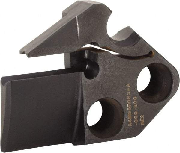 Kennametal - 6mm Groove Width, 24mm Max Depth of Cut, Right Hand Cut, A4M-A Indexable Grooving Blade - 6 Seat Size, A4G0600M06P04GMP Insert Style, Series A4 - Apex Tool & Supply