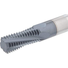 Iscar - ISO, 0.4724" Cutting Diam, 4 Flute, Solid Carbide Helical Flute Thread Mill - External Thread, 20.3mm LOC, 84mm OAL, 12mm Shank Diam - Apex Tool & Supply