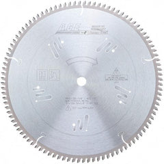 Amana Tool - 12" Diam, 5/8" Arbor Hole Diam, 100 Tooth Wet & Dry Cut Saw Blade - Carbide-Tipped, Clean Action, Standard Round Arbor - Apex Tool & Supply