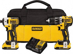DeWALT - 20 Volt Cordless Tool Combination Kit - Includes Brushless Compact Drill/Driver & Impact Driver, Lithium-Ion Battery Included - Apex Tool & Supply
