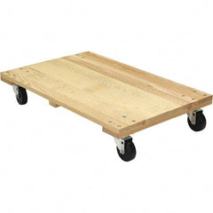 Vestil - 1,200 Lb Capacity Hardwood Dolly - 36" Long x 24" Wide - Apex Tool & Supply
