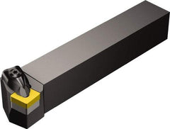 Sandvik Coromant - DCKNR/L, Right Hand Cut, 15° Lead Angle, 20mm Shank Height x 20mm Shank Width, Negative Rake Indexable Turning Toolholder - 128.09mm OAL, CNMG 12 04 08, CNMG 432 Insert Compatibility, Series T-Max P - Apex Tool & Supply