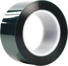 3M - 3" Wide x 72 Yd Long Green Polyester Film Masking Tape - Series 8992, 3.2 mil Thick - Apex Tool & Supply