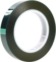 3M - 3/4" Wide x 72 Yd Long Green Polyester Film Masking Tape - Series 8992, 3.2 mil Thick - Apex Tool & Supply