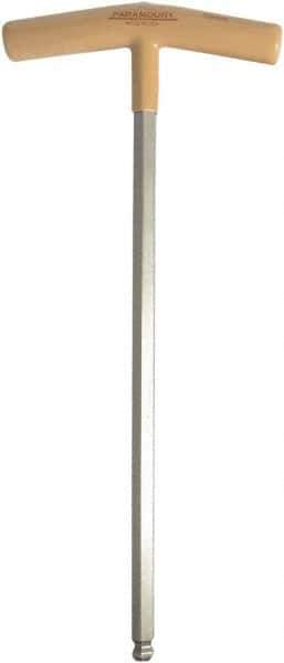 Paramount - 10mm Hex, T-Handle Cushion Grip, Ball End Hex Key - 12-7/64" OAL, Protanium High Torque Steel, Metric System of Measurement - Apex Tool & Supply