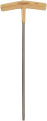 Paramount - 6mm Hex, T-Handle Cushion Grip, Ball End Hex Key - 10-1/2" OAL, Protanium High Torque Steel, Metric System of Measurement - Apex Tool & Supply
