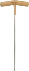 Paramount - 5mm Hex, T-Handle Cushion Grip, Ball End Hex Key - 9-45/64" OAL, Protanium High Torque Steel, Metric System of Measurement - Apex Tool & Supply