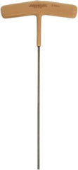 Paramount - 2.5mm Hex, T-Handle Cushion Grip, Hex Key - 6-51/64" OAL, Protanium High Torque Steel, Metric System of Measurement - Apex Tool & Supply