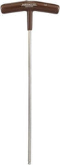 Paramount - 1/4" Hex, T-Handle Cushion Grip, Ball End Hex Key - 10-51/64" OAL, Protanium High Torque Steel, Inch System of Measurement - Apex Tool & Supply