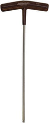 Paramount - 7/32" Hex, T-Handle Cushion Grip, Ball End Hex Key - 10-19/64" OAL, Protanium High Torque Steel, Inch System of Measurement - Apex Tool & Supply