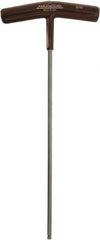 Paramount - 3/16" Hex, T-Handle Cushion Grip, Ball End Hex Key - 9-51/64" OAL, Protanium High Torque Steel, Inch System of Measurement - Apex Tool & Supply