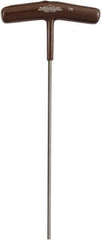 Paramount - 1/8" Hex, T-Handle Cushion Grip, Hex Key - 7-39/64" OAL, Protanium High Torque Steel, Inch System of Measurement - Apex Tool & Supply