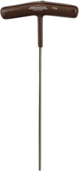 Paramount - 7/64" Hex, T-Handle Cushion Grip, Hex Key - 6-51/64" OAL, Protanium High Torque Steel, Inch System of Measurement - Apex Tool & Supply