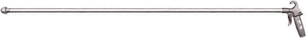 Guardair - 120 Max psi Reverse Force Nozzle Pistol Grip Blow Gun - 1/4 NPT Inlet, 48" Tube Length - Apex Tool & Supply