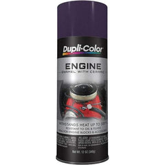 Dupli-Color - 12 oz Plum Purple Automotive Heat Resistant Paint - Gloss Finish, 500°F Max Temp, Comes in Aerosol Can - Apex Tool & Supply