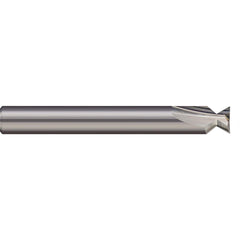 Harvey Tool - 48° 0.084" Cut Diam, 0.05" Cut Width, Solid Carbide Dovetail Cutter - Exact Industrial Supply