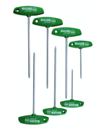 7 Piece - T9; T10; T15; T20; T25; T27; T30 - Torx Ergonomic Comfort Grip T-Handle Set - Apex Tool & Supply