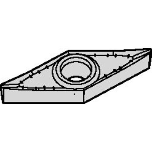 VCGT 160412 Single-sided|T HWK15, 3/64″ Corner Radius, 3/16″ Thick, 3/8″ Inscribed Circle, Uncoated, Turning Indexable Insert - Apex Tool & Supply