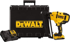 DeWALT - Cordless Cordless Brushless Finish Nailer Kit - 16 Gauge Nail Diam, 1-1/4 to 2-1/2" Long Nail, Lithium-Ion Batteries Included - Apex Tool & Supply
