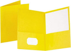 OXFORD - 8-1/2" Long x 11" Wide Pocket - Yellow - Apex Tool & Supply