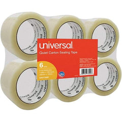 UNIVERSAL - 48mm Wide x 2mm Thick x 100m Long, 73000 Box Sealing & Label Protection Tape - Clear - Apex Tool & Supply