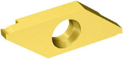 Sandvik Coromant - 3MAG MAG Grade 1025, 1.5mm Cutting Width Carbide Grooving Insert - 3.7mm Max Depth of Cut, Right Hand, 0.05mm Corner Radius, TiAlN/TiN Finish - Apex Tool & Supply