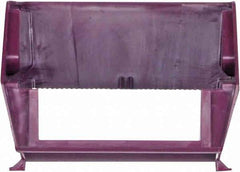 Triton - 12 Lb. Load Capacity, 5-3/8" Deep, Red Polypropylene Hopper Stacking Bin - 3" High x 4-1/8" Wide x 5-3/8" Long - Apex Tool & Supply