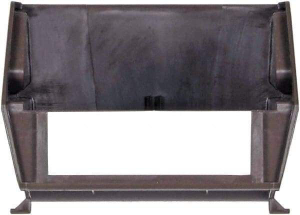 Triton - 12 Lb. Load Capacity, 5-3/8" Deep, Brown Polypropylene Hopper Stacking Bin - 3" High x 4-1/8" Wide x 5-3/8" Long - Apex Tool & Supply