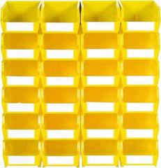 Triton - 12 Lb. Load Capacity, 5-3/8" Deep, Multi-Colored Polypropylene Bin System - 3" High x 4-1/8" Wide x 5-3/8" Long - Apex Tool & Supply