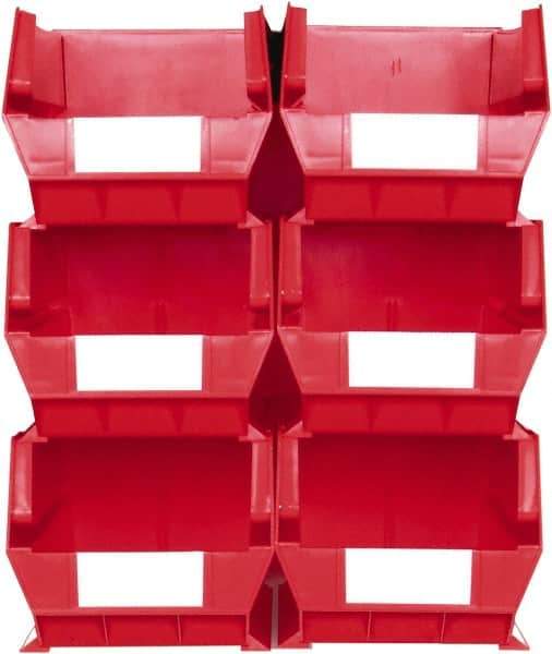Triton - 65 Lb. Load Capacity, 14-3/4" Deep, Multi-Colored Polypropylene Bin System - 7" High x 8-1/4" Wide x 14-3/4" Long - Apex Tool & Supply