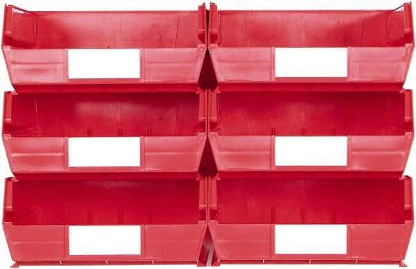 Triton - 55 Lb. Load Capacity, 10-7/8" Deep, Multi-Colored Polypropylene Bin System - 5" High x 11" Wide x 10-7/8" Long - Apex Tool & Supply