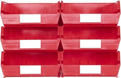 Triton - 55 Lb. Load Capacity, 10-7/8" Deep, Multi-Colored Polypropylene Bin System - 5" High x 11" Wide x 10-7/8" Long - Apex Tool & Supply