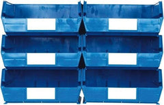 Triton - 55 Lb. Load Capacity, 10-7/8" Deep, Multi-Colored Polypropylene Bin System - 5" High x 11" Wide x 10-7/8" Long - Apex Tool & Supply