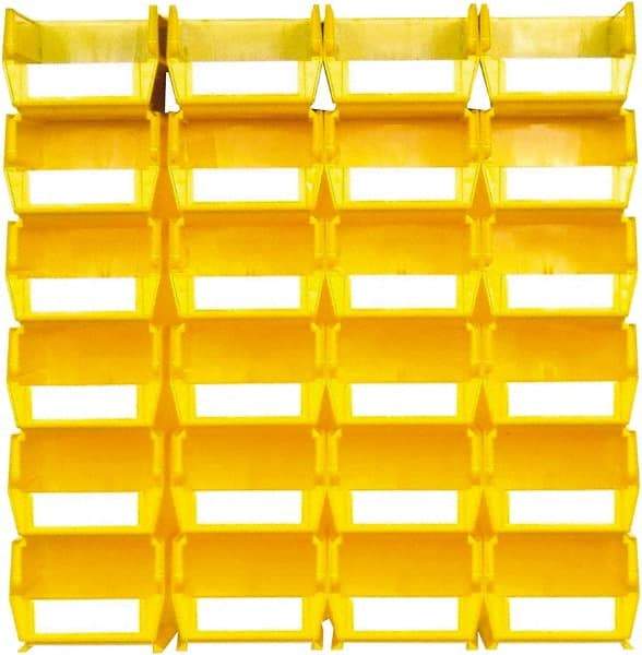 Triton - 12 Lb. Load Capacity, 7-3/8" Deep, Multi-Colored Polypropylene Bin System - 3" High x 4-1/8" Wide x 7-3/8" Long - Apex Tool & Supply