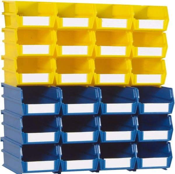 Triton - 70 Lb. Load Capacity, 7-3/8" Deep, Multi-Colored Polypropylene Bin System - 3" High x 4-1/8" Wide x 7-3/8" Long - Apex Tool & Supply