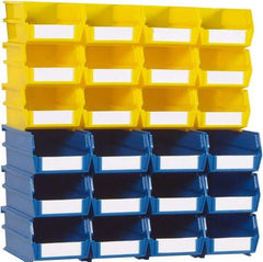 Triton - 70 Lb. Load Capacity, 7-3/8" Deep, Multi-Colored Polypropylene Bin System - 3" High x 4-1/8" Wide x 7-3/8" Long - Apex Tool & Supply