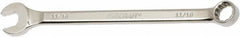Ability One - 11/16" 12 Point Combination Wrench - 15° Offset Angle, Steel, Chrome Finish - Apex Tool & Supply