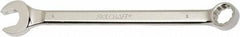 Ability One - 1" 12 Point Combination Wrench - 15° Offset Angle, Steel, Chrome Finish - Apex Tool & Supply