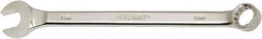 Ability One - 19mm 12 Point Combination Wrench - 15° Offset Angle, Steel, Chrome Finish - Apex Tool & Supply