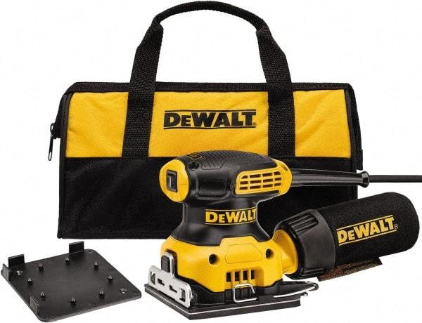 DeWALT - 14,000 OPM, Electric Orbital Sander - Square, Oscillating Sander, 2.3 Amps - Apex Tool & Supply