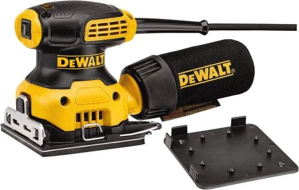 DeWALT - 14,000 OPM, Electric Orbital Sander - Square, Oscillating Sander, 2.3 Amps - Apex Tool & Supply