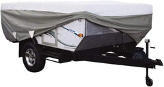 Classic Accessories - Polypropylene RV Protective Cover - 14 to 16' Long, Gray and White - Apex Tool & Supply