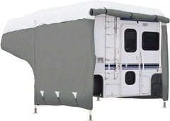 Classic Accessories - Polypropylene RV Protective Cover - 10 to 12' Long, Gray and White - Apex Tool & Supply