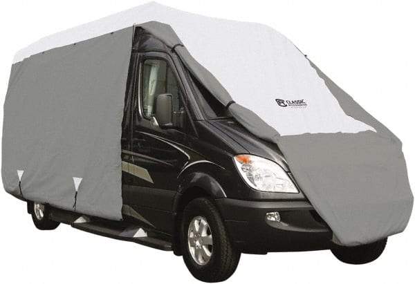 Classic Accessories - Polypropylene RV Protective Cover - 20' Long x 117" High, Gray and White - Apex Tool & Supply
