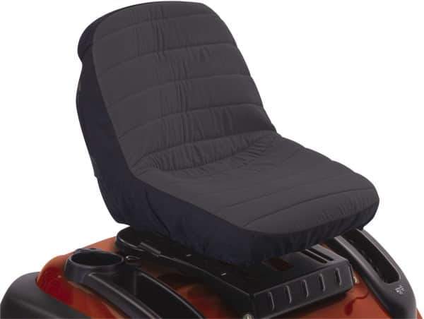 Classic Accessories - Polyester Tractor Seat Protective Cover - 14-1/2 x 19 x 12", Black and Gray - Apex Tool & Supply