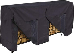 Classic Accessories - Polyester Log Rack Protective Cover - 96 x 24 x 42", Black - Apex Tool & Supply