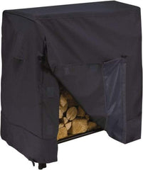 Classic Accessories - Polyester Log Rack Protective Cover - 48 x 24 x 42", Black - Apex Tool & Supply